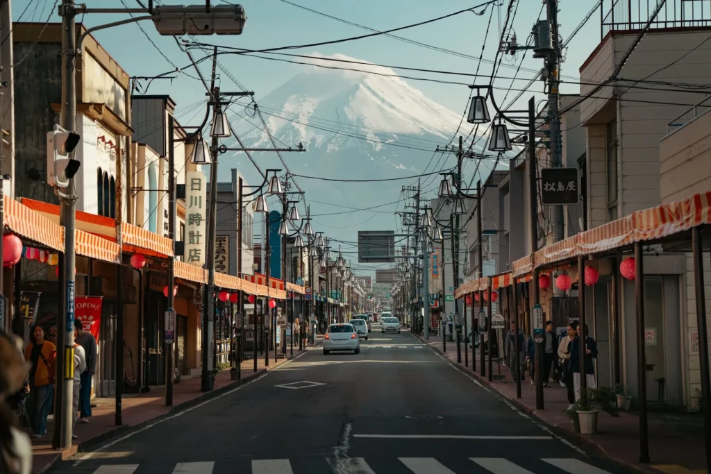 Accueil 21 Permis international ou traduction pour conduire au Japon — route vers le mont Fuji