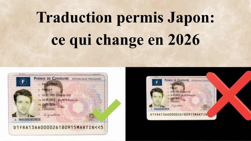 Accueil 2 traduction permis japon 2026